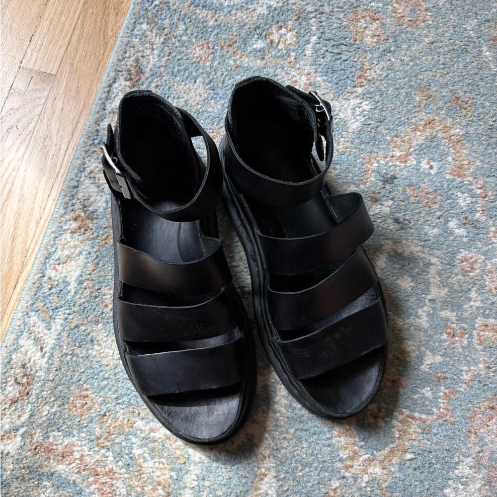 Dr. Martens Black Sandals - Clarissa